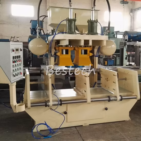 Máquina disparadora de moldeo en arena, máquina disparadora de núcleo de caja caliente para medidor de agua/válvulas