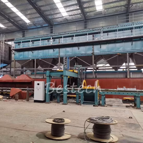 Línea de producción de tratamiento de proceso de arena verde de arcilla de fundición para fundición en arena