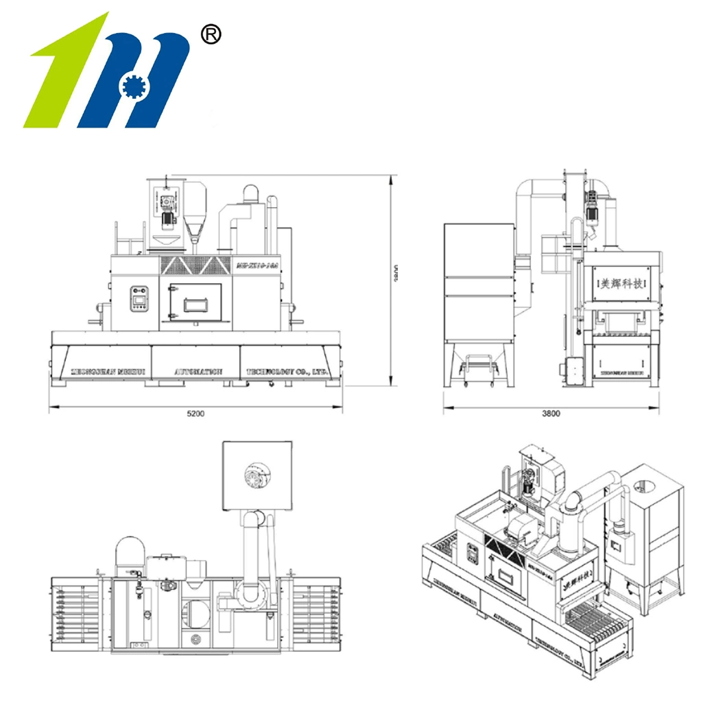 Meihui Pass Through Type Automatic Sandblasting Machine