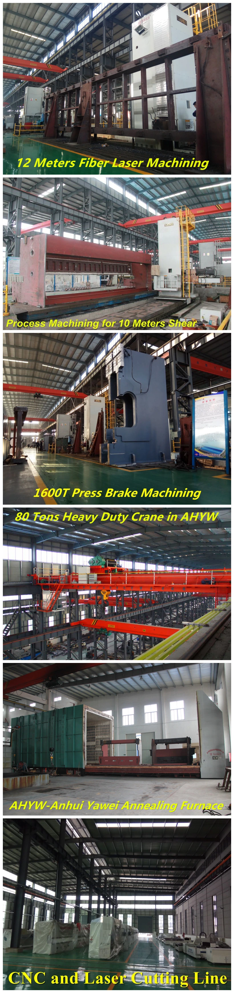 Ahyw Anhui Yawei CNC Hydraulic Guillotine Shearing Cutting Machine