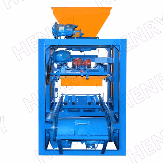 Qt4-24 Concrete Cement Sand Fly Ash Mixer Block Making Machine