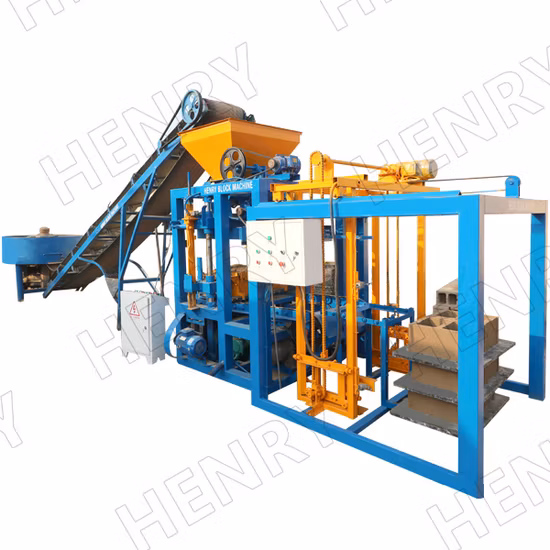 Qt4-24 Concrete Cement Sand Fly Ash Mixer Block Making Machine
